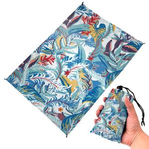 Tappetino impermeabile da <span class=keywords><strong>campeggio</strong></span> con stampa colorata da 200cm da 140cm tappetino da spiaggia portatile fisso da esterno per riporre da Picnic a prova di umidità - Product Image 2