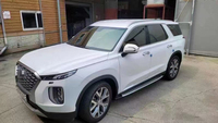 Accessoires extérieurs automatiques Marchepied latéral en aluminium pour Hyundai Palisade 2020 2021 2022 2023 2024