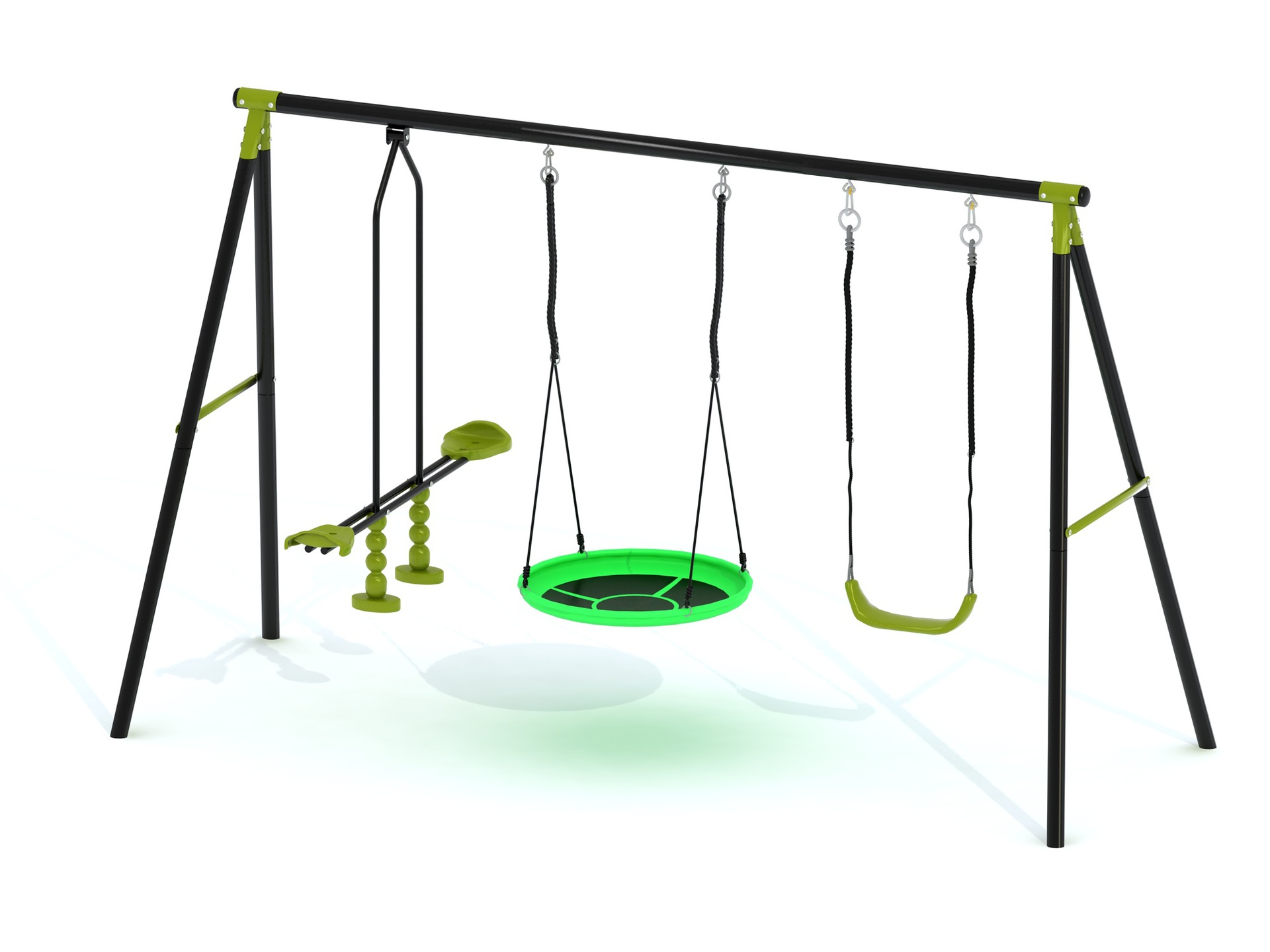 balançoires vertes 256*136*180