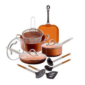 23 miếng không dính Cookware Set, Báo Chí nhôm đa năng Đồ dùng nấu ăn chậu và chảo chiên đặt - Product Image 3