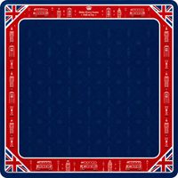 Tuiles de Mahjong Pliables de Luxe Modernes pour Amateurs de Culture Britannique, 160 Tuiles Acryliques Américaines à 5 Couches pour Collection et Cadeau