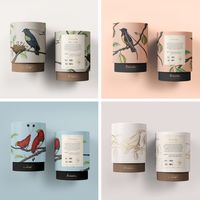 Emballage personnalisé en carton biodégradable pour thé en vrac, boîte cylindrique en papier alimentaire de qualité supérieure, sachets, tubes, boîtes pour emballages de thé