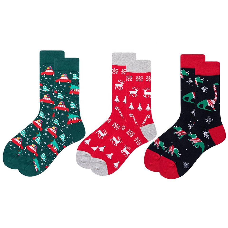 Quentin Wholesale Funky Socks Unisex For Men Personalized Comfort Dress Socks Custom Design With Logo Factory Cotton Funny Socks