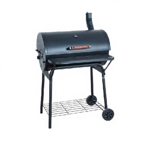 Hot Sell JX <strong>Oil</strong> <strong>Drum</strong> Charcoal <strong>BBQ</strong> Grill with Metal Burner Gas Stove (JXH30040)-Heat Resistant &amp; Waterproof - Product Image 2