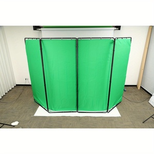 Großer grüner Bildschirm hintergrund mit Ständer 13.12 X7.87ft Verstellbarer Fotografie-Hintergrund-Stütz ständer für Studio-Video aufnahmen - Product Image 6