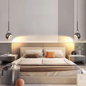 Lámpara Colgante LED de Hierro Moderna, Lujosa y Minimalista, Ajustable en Altura, Giratoria 180 cm, para Dormitorio o Barra de Bar - Product Image 4