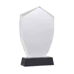 Trofeo de cristal con forma Irregular, Logo personalizado, venta al por mayor