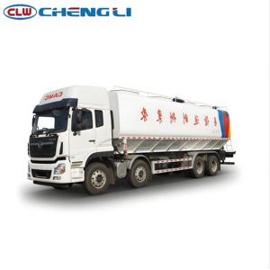Camion à fourrage personnalisé CLW 8x4, capacité de 18,07 m³, avec décharge par vis sans fin de 16 tonnes, pour le transport de céréales et d'aliments pour volailles et bétail - Product Image 1