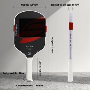 Vợt cầu lông Pickleball Custom Boomstick Labs Project Elongated, lõi Boom 16mm, công nghệ thermoformed thế hệ 5, làm từ sợi carbon T700 siêu nhẹ - Product Image 2