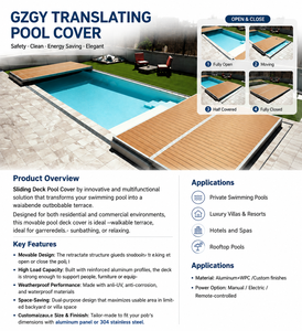 Couverture de <span class=keywords><strong>piscine</strong></span> coulissante <span class=keywords><strong>électrique</strong></span>, étanche et sécurisée, <span class=keywords><strong>avec</strong></span> système de télécommande pour piscines extérieures résidentielles - Product Image 5
