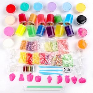 Juguetes Al Por Mayor Thinking Crazy unicorn Crystal clear Food Colorful Slime <b>Putty</b> Novelty Slime - Product Image 4