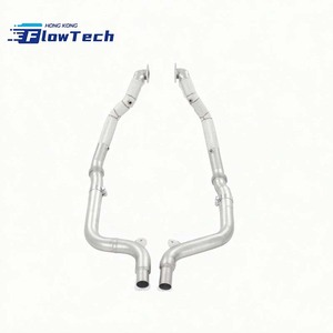ท่อดาวน์ไปป์สำหรับ Dodge Challenger 3.6L ทำจากสแตนเลส T304 พร้อมแผ่นกันความร้อน ติดตั้งได้โดยตรง ปี 2015-2023 - Product Image 2