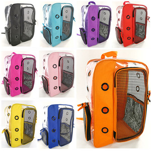 Pet bag PVC <b>backpack</b>, <b>cat</b> supplies, space capsule dog <b>backpack</b>, portable style, large capacity, hand-held - Product Image 1