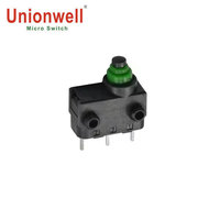 Commutateur de relais de motricité électrique du fabricant Unionwell IP67 0.1A 250V micro-interrupteur étanche mini