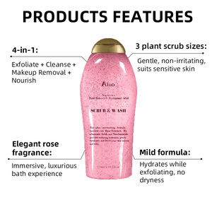 Feminines Duschgel mit <span class=keywords><strong>pH</strong></span>-Ausgleich, Hyaluronsäure, Glättung, Aufhellung, Peeling-Effekt und Körperpeeling - Product Image 3