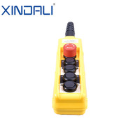 XCD-62C bonne qualité grue 2A de levage étanche bouton poussoir interrupteur de commande de boîte