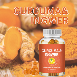 Жевательные конфеты с куркумином OEM, 2 дозы в каждой конфете, 60 штук в упаковке, для поддержания здоровья взрослых - Product Image 1