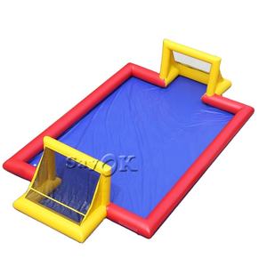 Terrain de football interactif <span class=keywords><strong>géant</strong></span> pour aire de <span class=keywords><strong>jeux</strong></span>, terrain de football gonflable extérieur, <span class=keywords><strong>jeux</strong></span> gonflables - Product Image 1