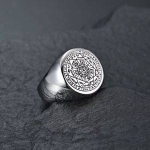 Người đàn ông đồ trang sức ngôi sao của <span class=keywords><strong>David</strong></span> bảy Tổng lãnh thiên thần Talisman bảo vệ amulet Solomon con dấu Vòng - Product Image 6