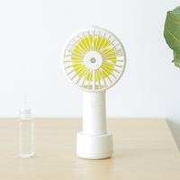 Ventilateur brumisateur portable 2-en-1 rechargeable USB avec pulvérisation d'eau pour rafraîchissement extérieur