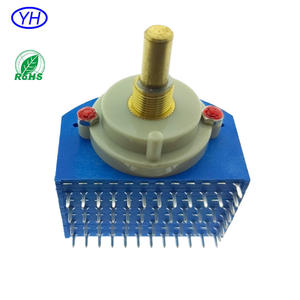 Yuwah Personnalisation de haute qualité 1 2 3 4 pôles pont 5 6 7 8 9 10 11 12 Position 44mm Mini interrupteur rotatif pour sélectionner l'audio - Product Image 2