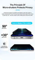 Film de protection d'écran HD en hydrogel TPU noir mat anti-espion 120*180mm pour machine de découpe 890c