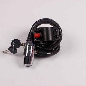 Sicurezza del motociclo di blocco del cavo di allarme serratura in acciaio per bicicletta moto di sicurezza e antifurto allarme impermeabile - Product Image 5