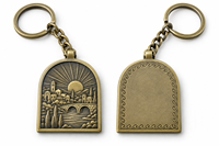 Porte-clés souvenir en métal personnalisé avec logo, fabrication en gros, cadeau promotionnel, fabricant ODM en vrac