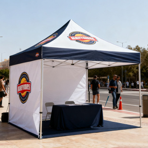 Diseño personalizado 3x3 Pop-up al aire libre Trade Show Carpa Tiendas en la azotea Toldo Tela personalizada Impermeable 10x10 Toldo Carpa para eventos - Product Image 3