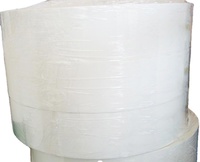 Offre Spéciale PP BOPP PE PET film étiquette film autocollant étiquette stock matériel jumbo rouleau