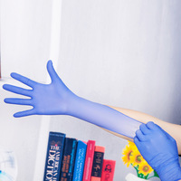Suncend 1000 pièces Gants en nitrile jetables de haute qualité, épais, sans poudre, emballage en boîte