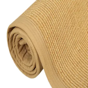 高端矩形天然地毯剑麻纤维卧室地板垫