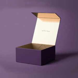 Customized Luxury <b>Foldable</b> Magnetic Gift <b>Box</b> Corrugated Paper Packaging UV Advantage Sponge Liner Type Foil Logo Printed - Product Image 1