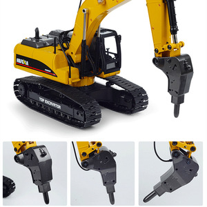 รถขุด HUINA 1580 RC ของแท้ ขนาด 1:14 ความถี่ 2.4Ghz รีโมทโลหะ เล่นได้ 45 นาที 23CH ใช้ได้ทั้งในร่มและกลางแจ้ง ระยะควบคุม 40 เมตร+ - Product Image 2