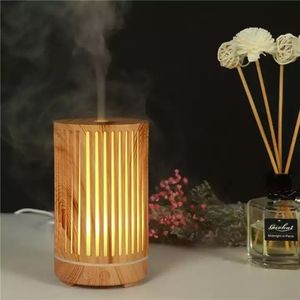 <strong>200ml</strong> <strong>Aroma</strong> <strong>Diffuser</strong> Wood Grain Essential Oil Mini Electric Air Purifying Humidifier Nano Mist Ultrasonic Humidifier - Product Image 3
