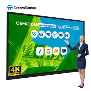 ราคาโรงงาน 4k 86 55 65 75 85 98 110 นิ้ว กระดานไวท์บอร์ดดิจิตอลระบบสัมผัส Android/OPS สมาร์ทบอร์ด ไวท์บอร์ดแบบอินเทอร์แอคทีฟ - Product Image 1