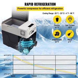 Vevor China New Design Hot Sales 50L Compressor <b>Portable</b> Small Refrigerator Cooler Freezer Home and Car Vehicular <b>Fridge</b> - Product Image 4