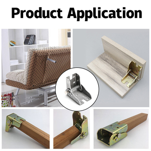 Đương Đại sắt gấp mở rộng bảng khung tự khóa ẩn bản lề phòng khách nhà bếp có thể gập lại Ghế chân đồ nội thất - Product Image 3