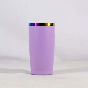 แก้วน้ำเก็บความร้อนแบบพกพา ขนาด 20 ออนซ์ ผนังสองชั้นเคลือบอลูมิเนียมด้วยวิธีพ่นสีฝุ่น เป็นมิตรกับสิ่งแวดล้อม พร้อมฝาปิด สำหรับเดินทางและเป็นของขวัญ ลดราคาพิเศษ รับทำโลโก้ตามสั่ง - Product Image 3