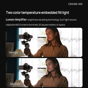 Zhiyun <span class=keywords><strong>Crane</strong></span> <span class=keywords><strong>M3</strong></span> Cámara estándar cardán estabilizador de mano para cámaras sin espejo Cámara de Acción de teléfono para Sony/Canon - Product Image 3