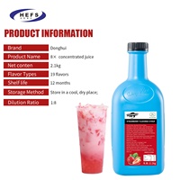 Aardbeiensap Geconcentreerde Fruitsiroop Vloeibare Ingrediënten Voor Bubble Tea Smoothie Slush Fruitige Thee Van Merken Melkthee Winkel