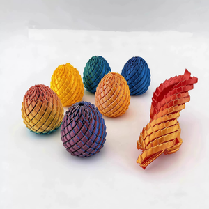 Juguetes Impresos en 3D, Bolas Giratorias de Huevo de Dragón de Varios Colores, Juguetes Creativos Únicos para Aliviar el Estrés - Product Image 1