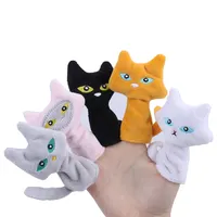 3นิ้ว5Pcs Cat Plush ของเล่นเพื่อการศึกษาตุ๊กตาชุด