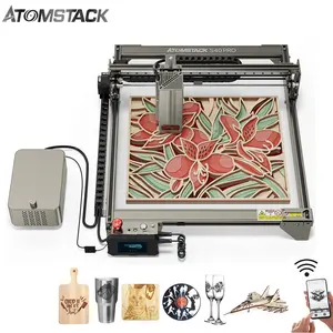 ATOMSTACK A40 S40 X40 Pro 210W Ajuste De Potência Profissional 24W/48W Com Ar Assist CNC Router Máquinas De Corte De Gravura A Laser