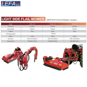 Máquina agrícola de jardín, cortacésped hidráulico montado en tractor, 3 puntos laterales - Product Image 3