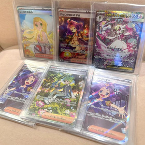 การ์ด M1L ptcg ของขวัญสำหรับสะสมหนังแท้สำหรับสะสมสีแดงม่วงชุดการ์ดอวยพรของแท้ใหม่100% ใบ - Product Image 6