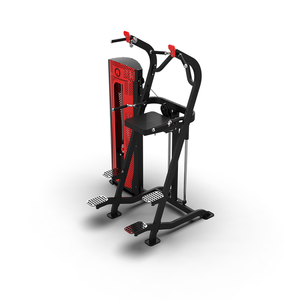 QADM193 Pro Barre de traction et de dips réglable en acier avec assistance par poids |   Équipement d'exercice musculaire multifonctionnel |   Fitness Commercial d'Élite - Product Image 1