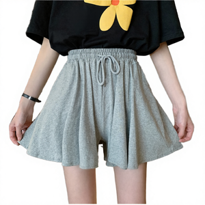 กางเกงขาสั้นเอวสูงทรงเอ สไตล์เกาหลี รุ่นใหม่ ใส่สบาย ระบายอากาศได้ดี เหมาะสำหรับนักศึกษา แมทช์ได้กับทุกชุด สำหรับผู้หญิง แฟชั่นฤดูร้อน - Product Image 4