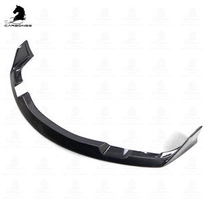 Pare-chocs Bodykit Lèvre de pare-chocs avant en fibre de carbone Type AG pour <span class=keywords><strong>Toyota</strong></span> Supra A90 A91 MK5 <span class=keywords><strong>2019</strong></span> + - Product Image 2