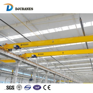 Moder europeo de un solo haz <span class=keywords><strong>HD</strong></span> tipo <span class=keywords><strong>EOT</strong></span> grúa 0,25-15 toneladas de luz de tamaño pequeño grúa aérea CE ISO certificación motor PLC engranaje